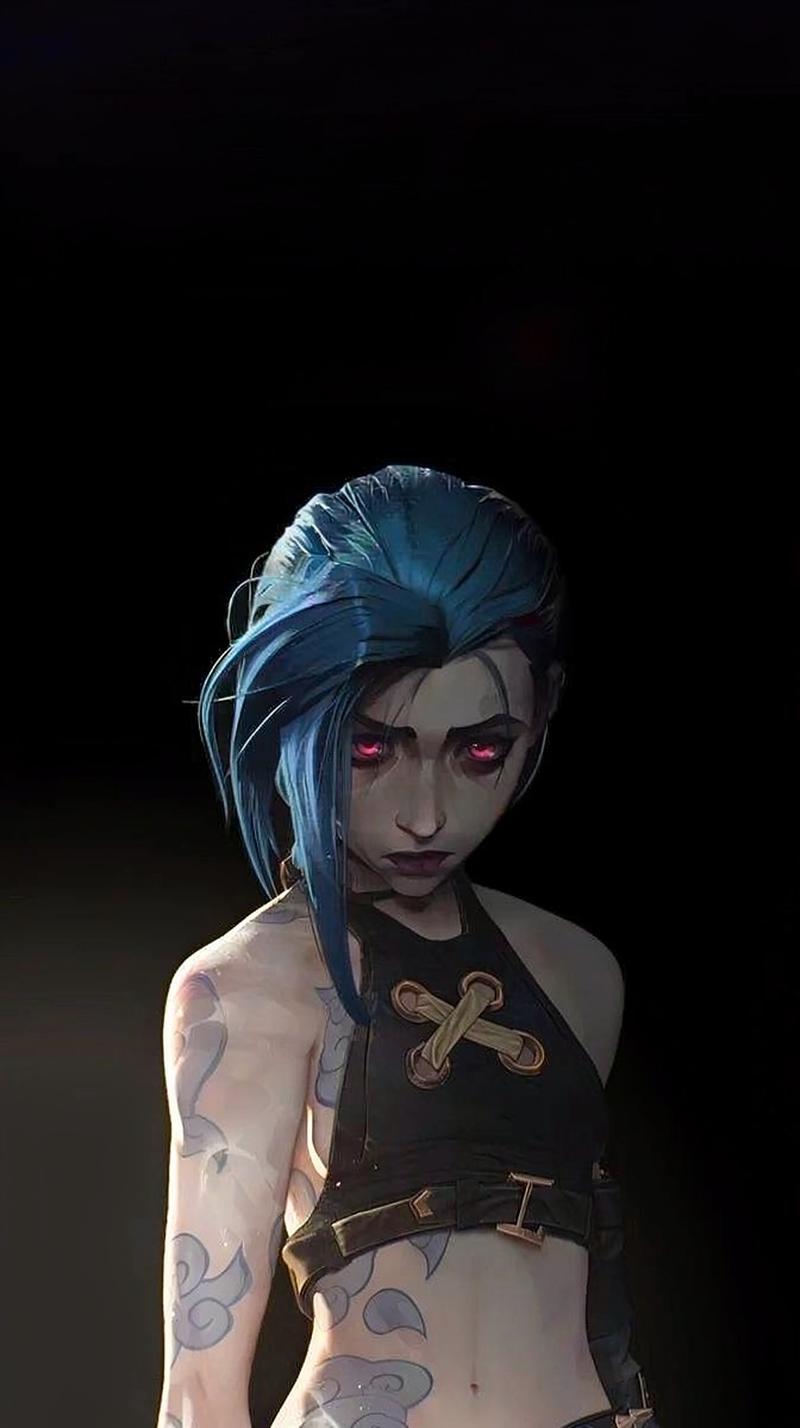 Jinx tóc hai đuôi hồng xanh bay loạn