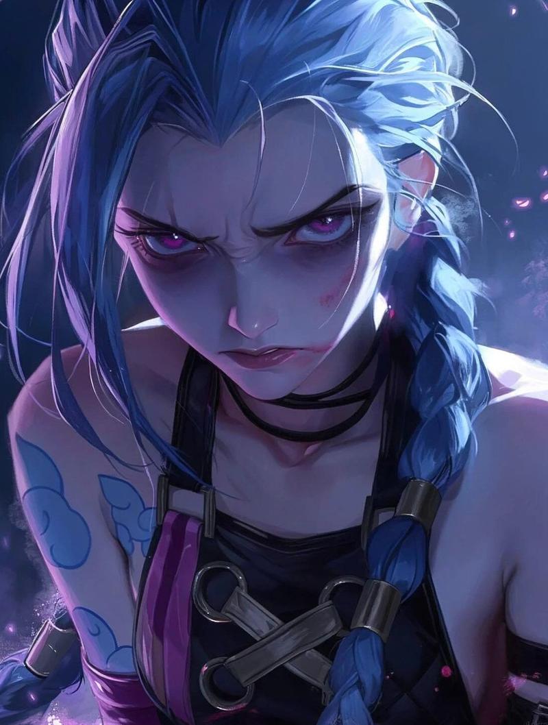 Jinx Arcane vẻ đẹp vừa đáng yêu vừa nguy hiểm