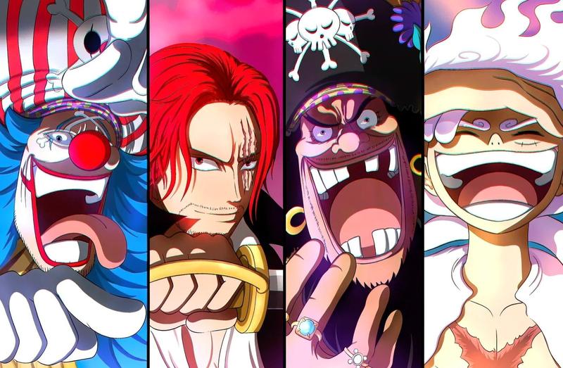 Franky pose Super với mái tóc xanh