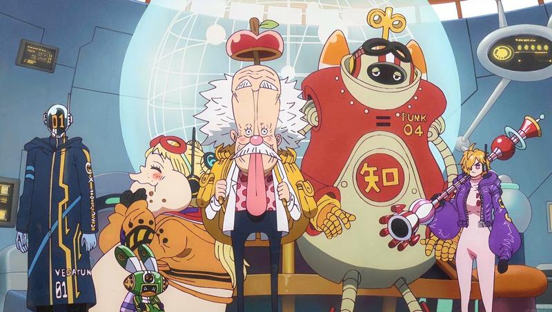 Hình nền One Piece tàu Thousand Sunny trên biển 4K