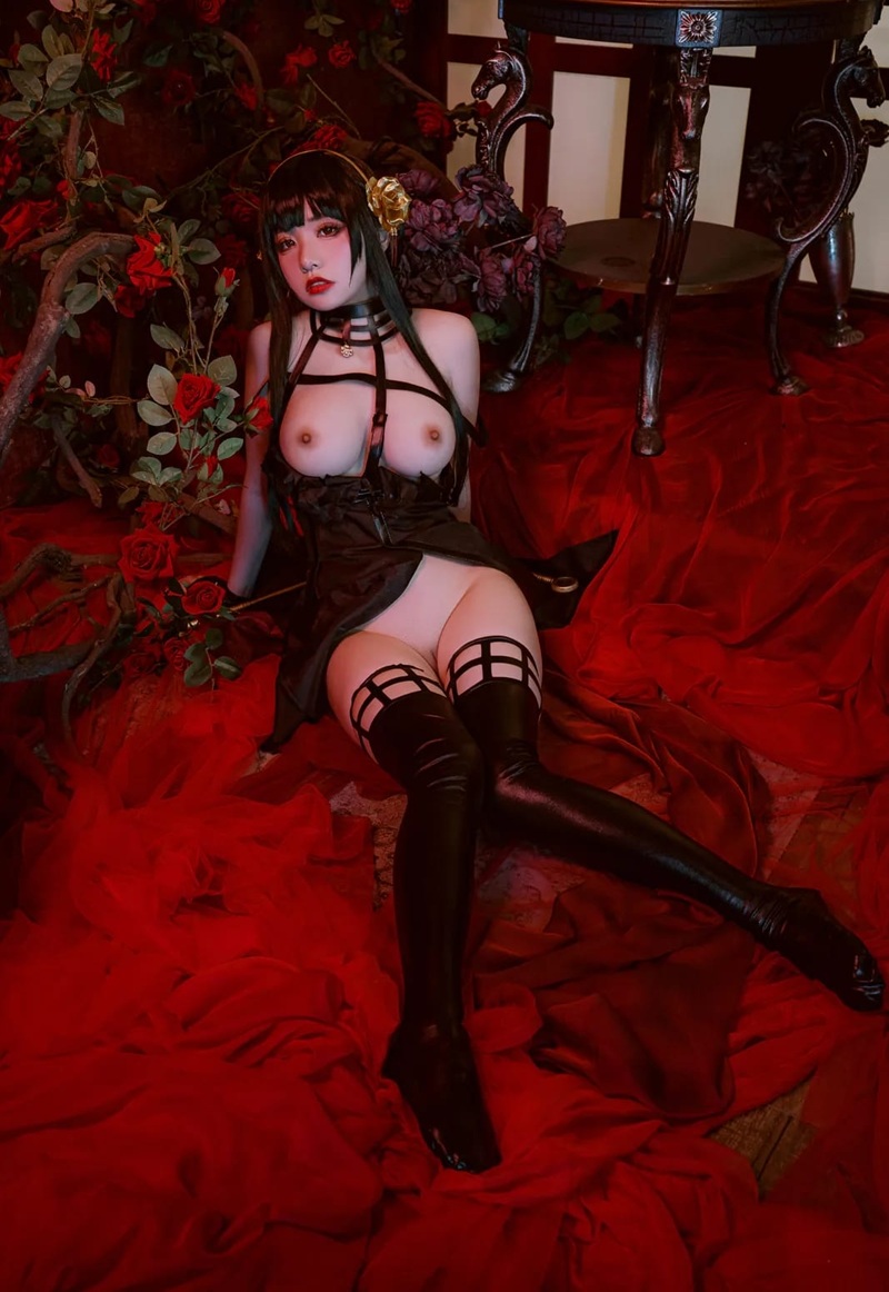 Tư thế ngồi xổm sexy ảnh Nekokoyoshi