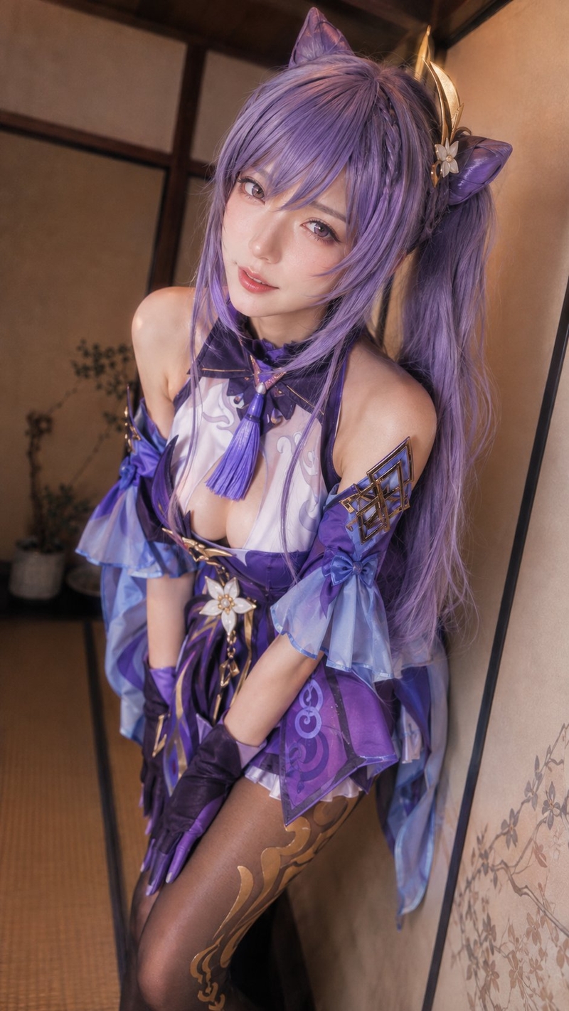 Ảnh Cosplay Keqing R34 Sexy 12