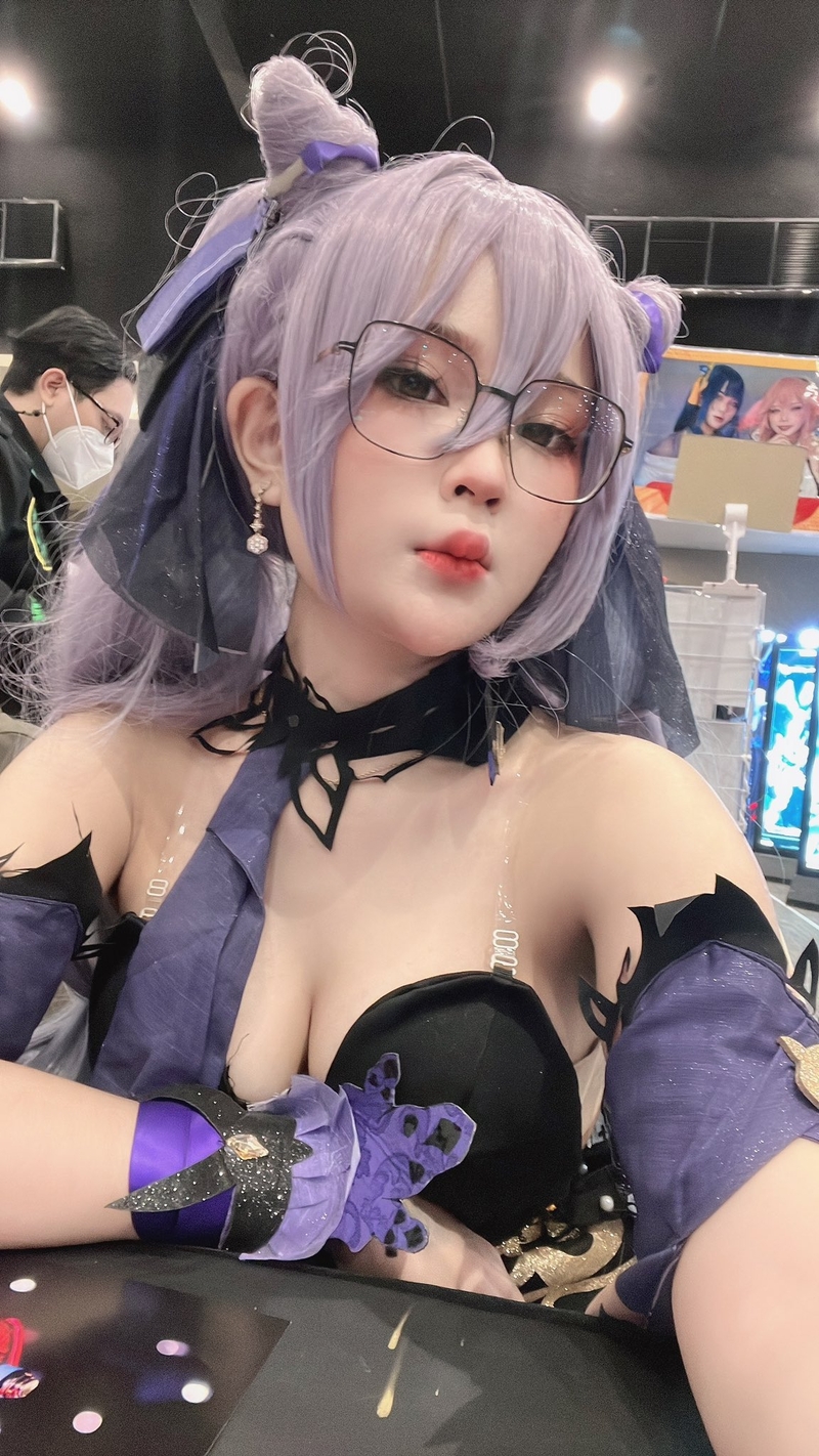 Ảnh Cosplay Keqing R34 Sexy 2