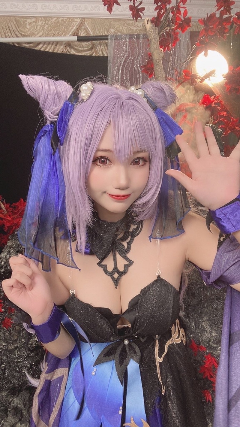 Ảnh Cosplay Keqing R34 Sexy 3