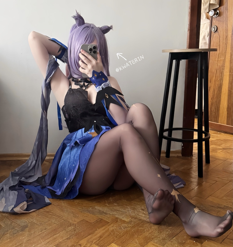 Ảnh Cosplay Keqing R34 Sexy 8